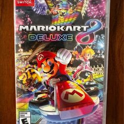 Mario Kart 8 Deluxe for Nintendo Switch - New Not Opened Sealed 