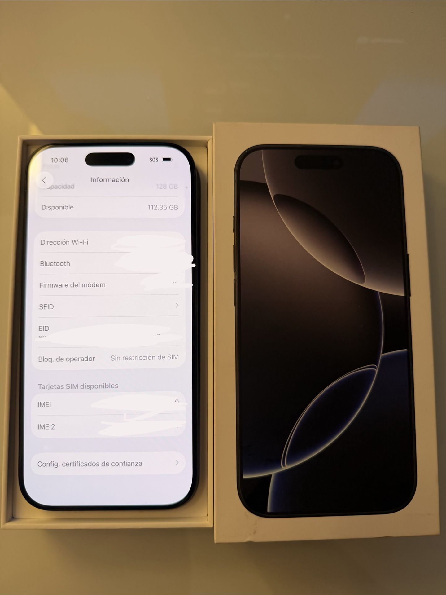 iPhone 16Pro Black 128GB UNLOCKED