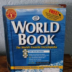 New World Book The World's Favorite Ecyclopedia 2001 Deluxe Edition CD Rom ■Rare