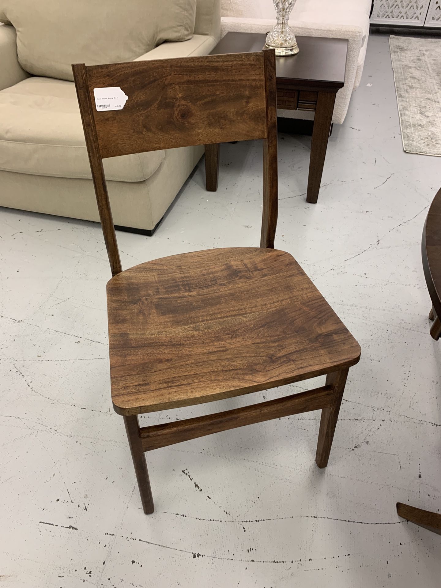 Retro Walnut Dining Chair