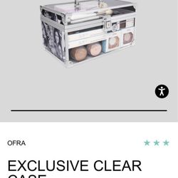 OFRA Exclusive Clear Makeup Case