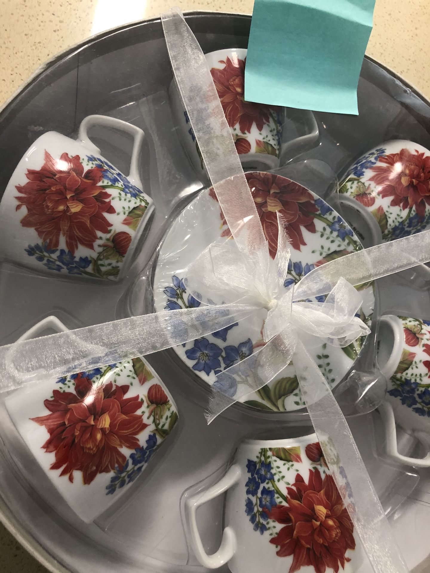 Brand new in box tea set