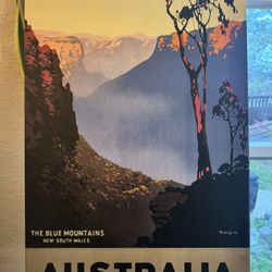 The Blue Mountains Australia 18x26 canvas print