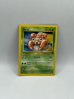 Pokemon Jungle Paras Card #59