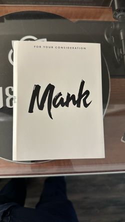 RARE - FYC - Mank (2020) Blu Ray