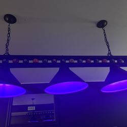 3 Lights Billiard Pool Table Lights 59”