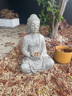 Large Concrete Buddha Garden Statue