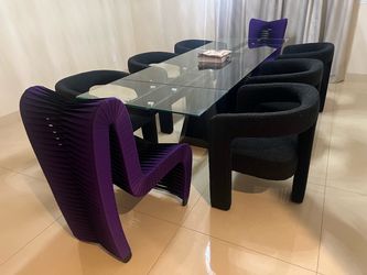 Glass Dining Table Set $50 Down Take it Home Today