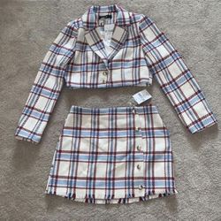 Women’s Blazer Skirt Set