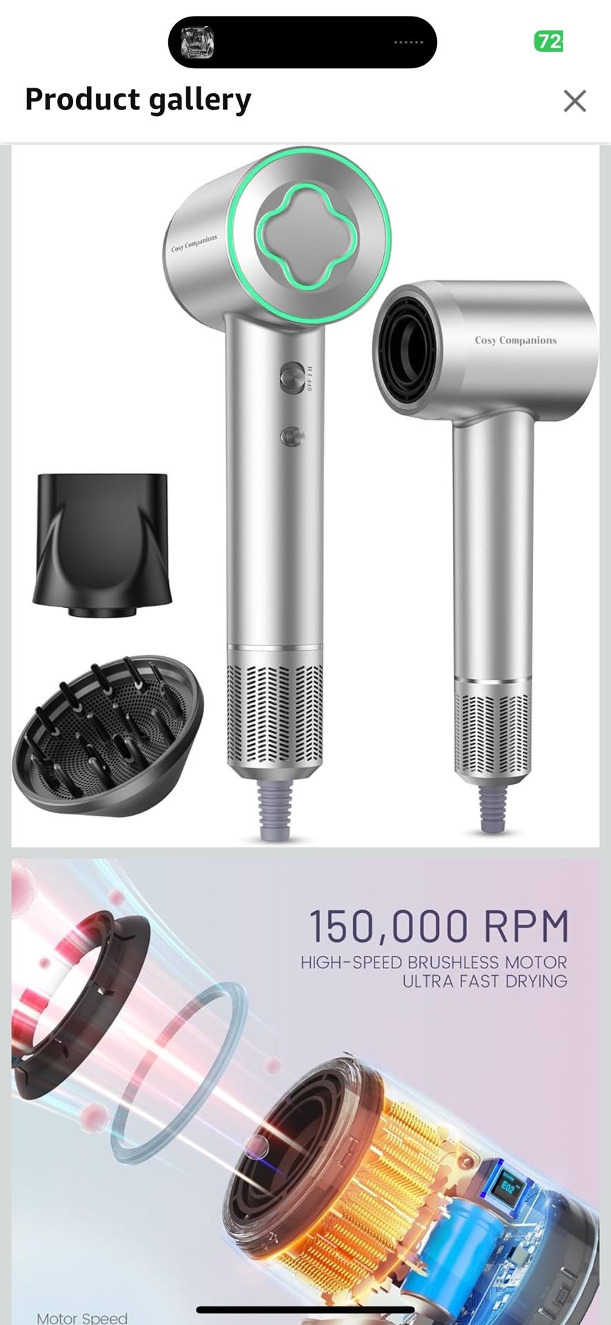 Cozy Companion High Speed Hair Dryer