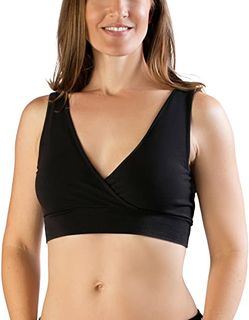 Kindred Bravely Extra Soft Organic Cotton Wireless Nursing & Maternity Sleep Bra (Black, Small) Condition is New with tags.