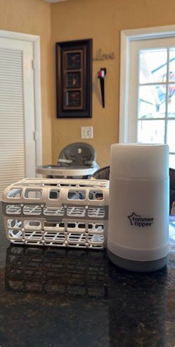 Tommee tippee portable bottle and food warmer munchkin latch dishwasher basket included