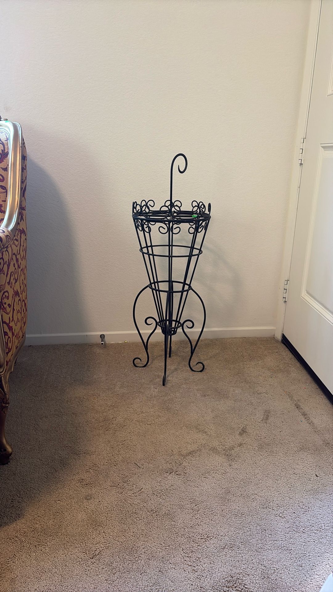 Wrought Iron French Umbrella Stand