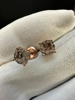 10KT ROSE GOLD EARRINGS #35016