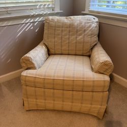 Vintage Upholstered Club Chair