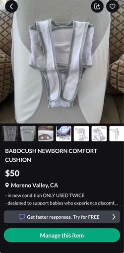 BABOCUSH NEWBORN COMFORT CUSHION