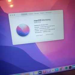 MacBook Air (Monterey I5 2017, 128gb)