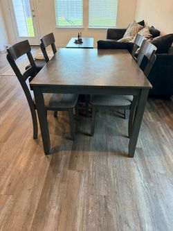 Dining table with chairs