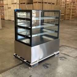 48 inches Dry Bakery Display Case Glass Showcase DRS48S

