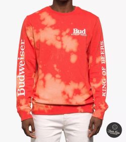 Budweiser tie-dye  sweatshirt. Size M(38-40)