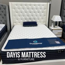 Cama Nueva Full 🎁 Bed Frame 🎁Additional Mattress Price 