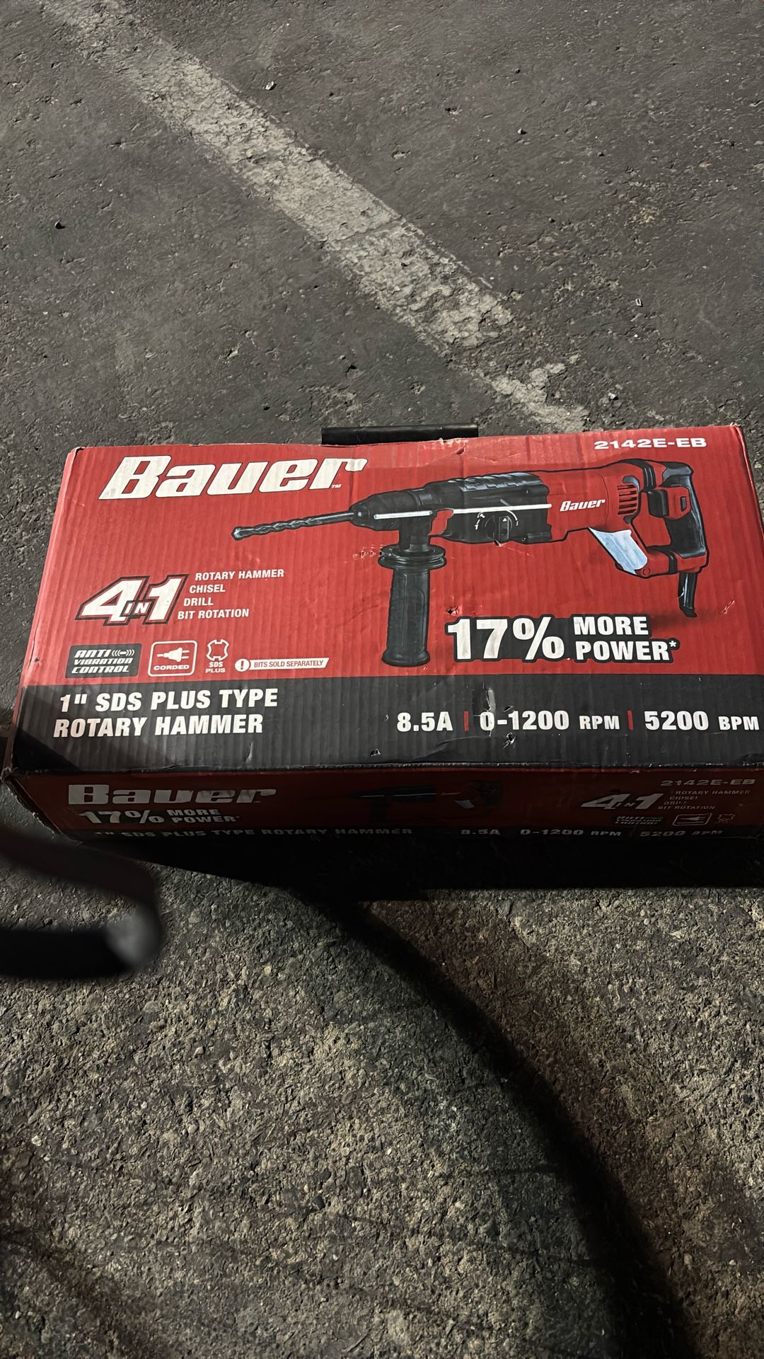 Bauer Rotary Hammer 4in1