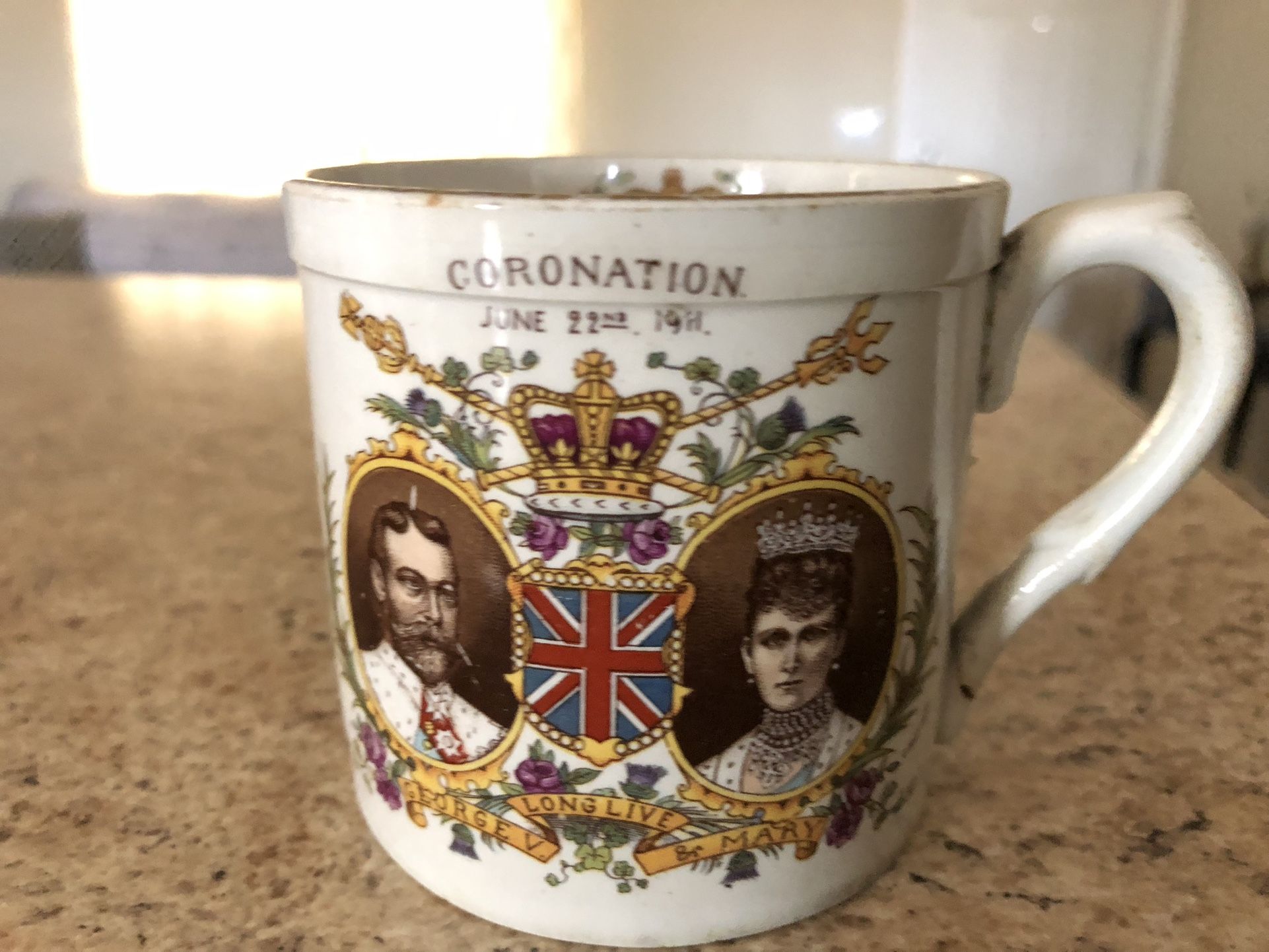 Queen Marry And King George Coffee Mug