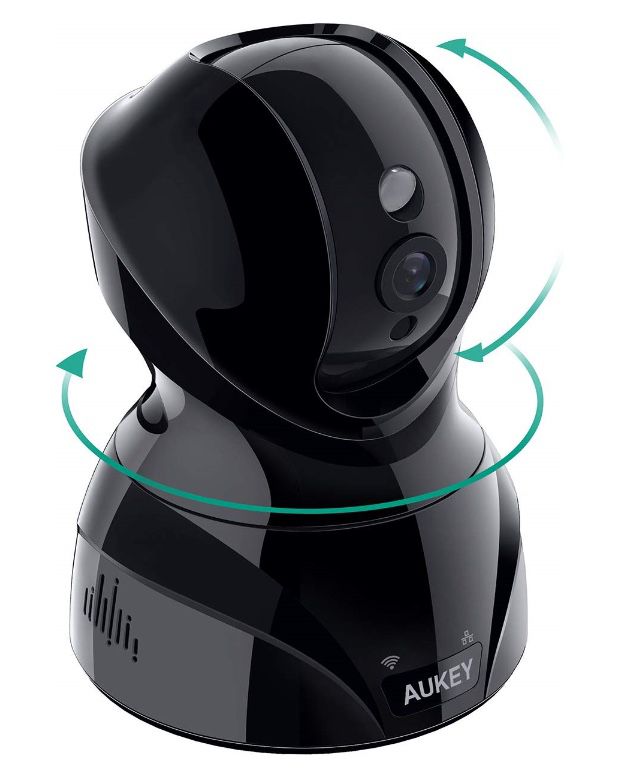 💰60 ❤️Brand New ！AUKEY WiFi Camera, Full HD 1920 x 1080p Indoor Wireless Security Camera, Two-Way Audio, Motion Detection, Mobile App Control