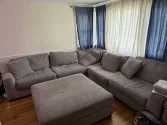 Large Sofa With Ottoman