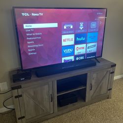 Roku 55” Smart TV 4k/UHD With WiFi 