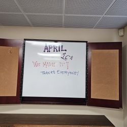 Free Dry Erase Wall Cabinet