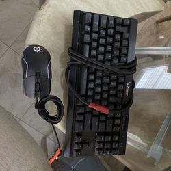 Logitech Mouse And Mechanical Keyboard 