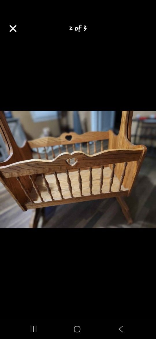 Wooden Bassinet