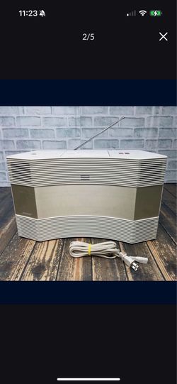 Vintage Bose wave hifi CD player / am/fm aux/ bluetooth/remote cool GOLD