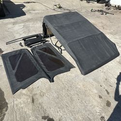 Jeep Wrangler LJ Bestop Soft Top With Frame Complete 2004 Through 2006 Black 