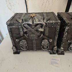 Top Fin Treasure Chest Pirate Aquarium Decor