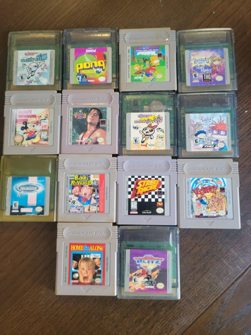 14 Game Boy Games GB GBC BONK'S REVENGE gameboy