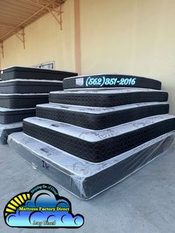 Queen size mattress and box spring bed set colchón y tambor nuevo new