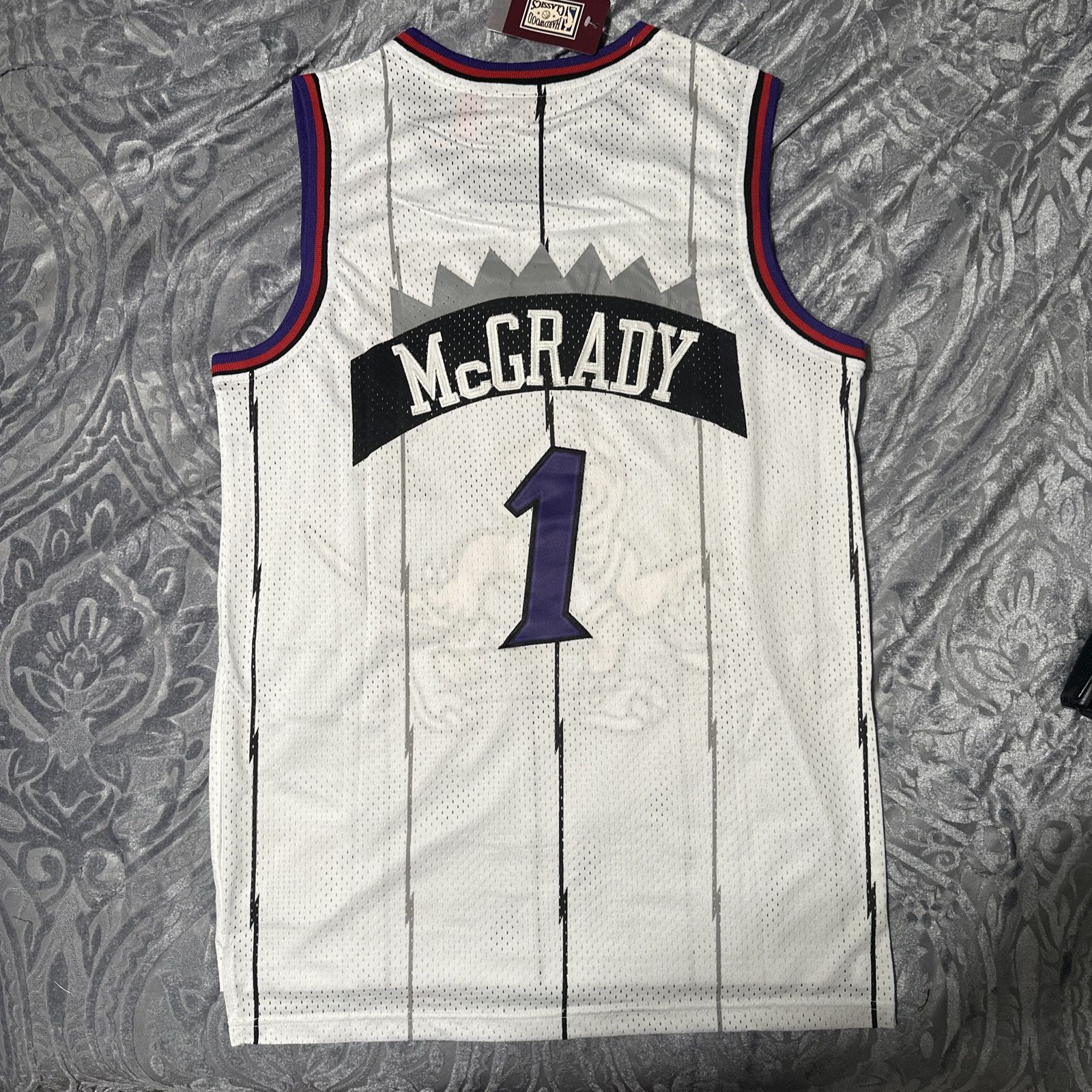 Tracy McGrady Jersey Toronto Raptors Large Throwback Stitched