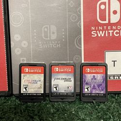 Nintendo Switch Lot Of 3 Fire Emblem Three Houses,Warrior,Engage. Fast Ship!