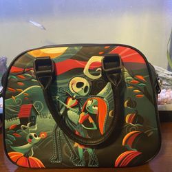 Loungefly leather Nightmare Before Xmas Bag.