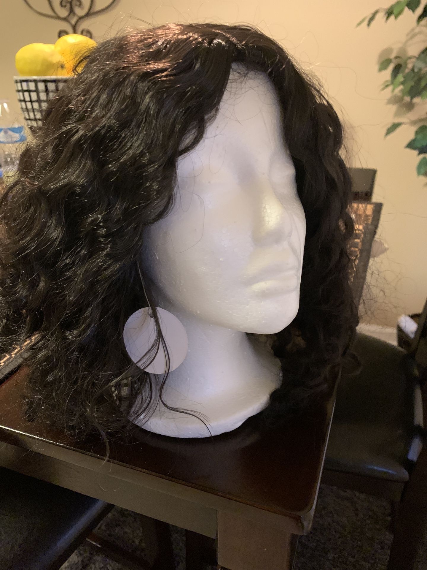 Brand new curly bob wig