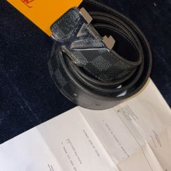 REAL Louis Vuitton Belt Black