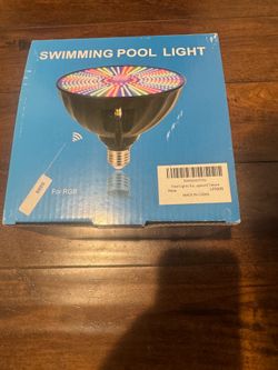 New RGB Color-Changing LED Swimming Pool Light Bulb – Fits Hayward/Pentair Fixtures – IP68 Waterproof – Remote Included Upgrade your pool with vibrant