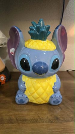 Pineapple Stitch cookie jar.