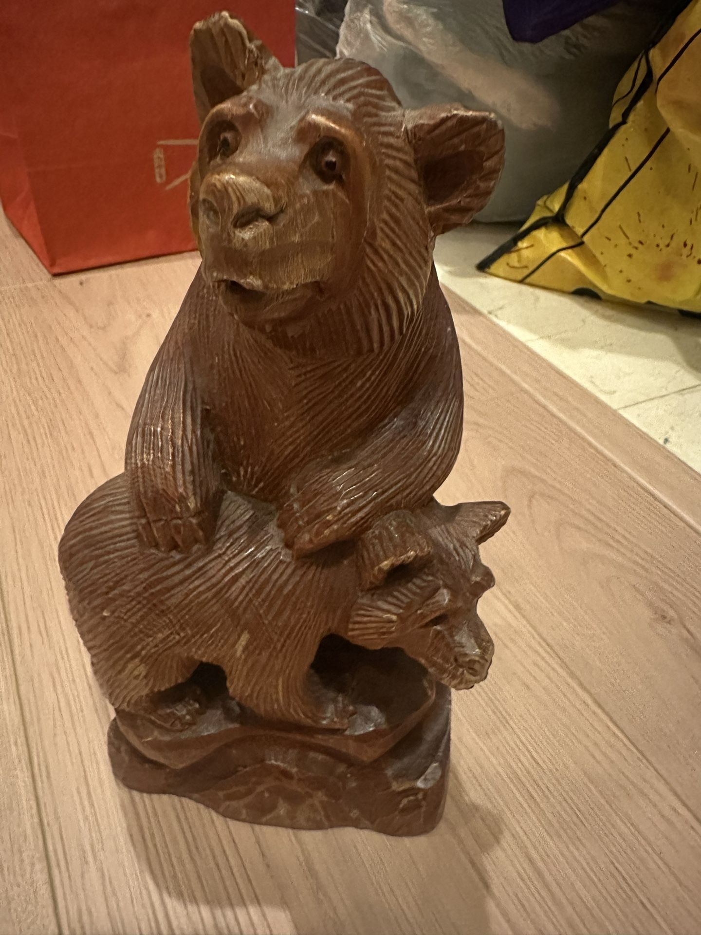 Wooden Carved Brown Bears, Pick Up In Temple City