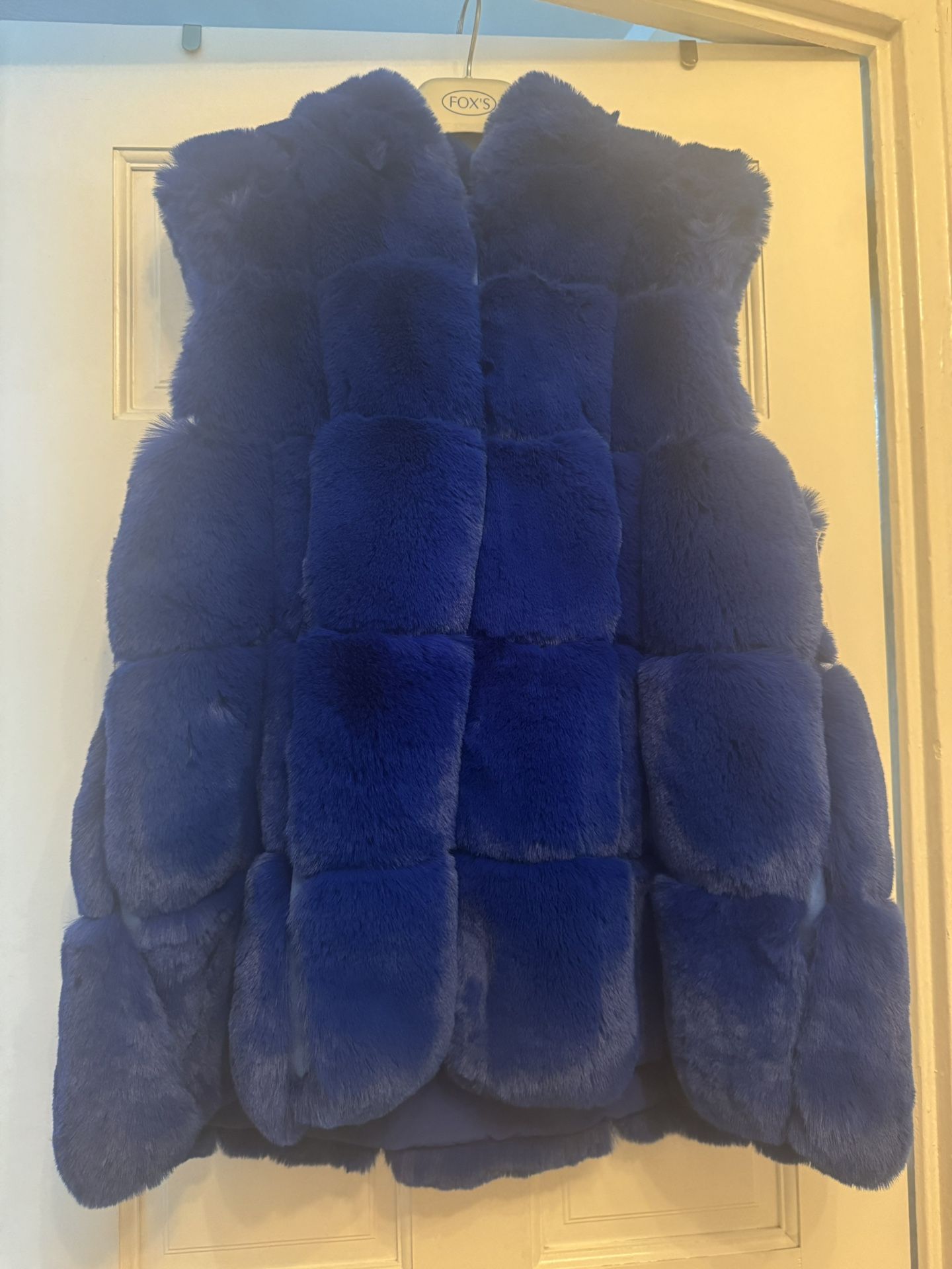 Fox Fur Royal Blue One Size Vest