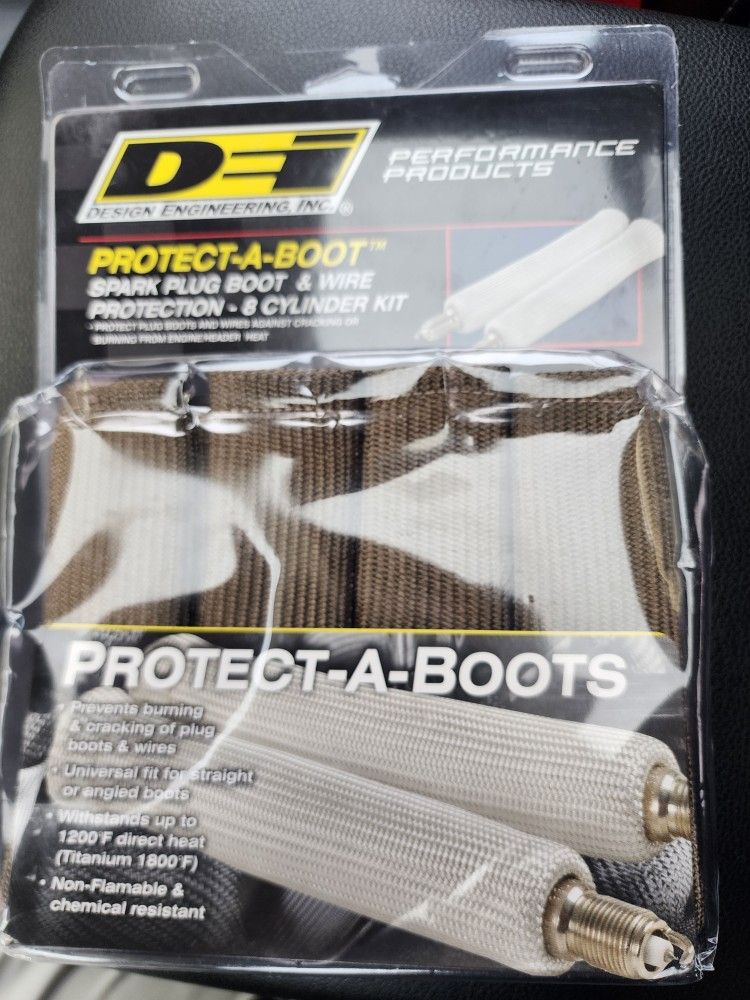 DEI Protect-A-Boot - 8in - 8-pack - No Ring - Titanium 10544