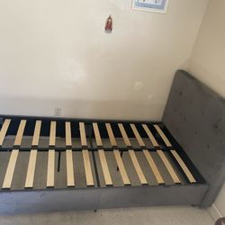 Full Bed Frame, Mattress And Bed Set