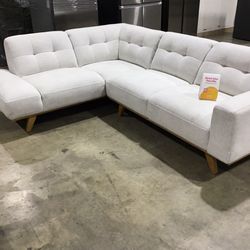 Fabric Sectional 2pc 